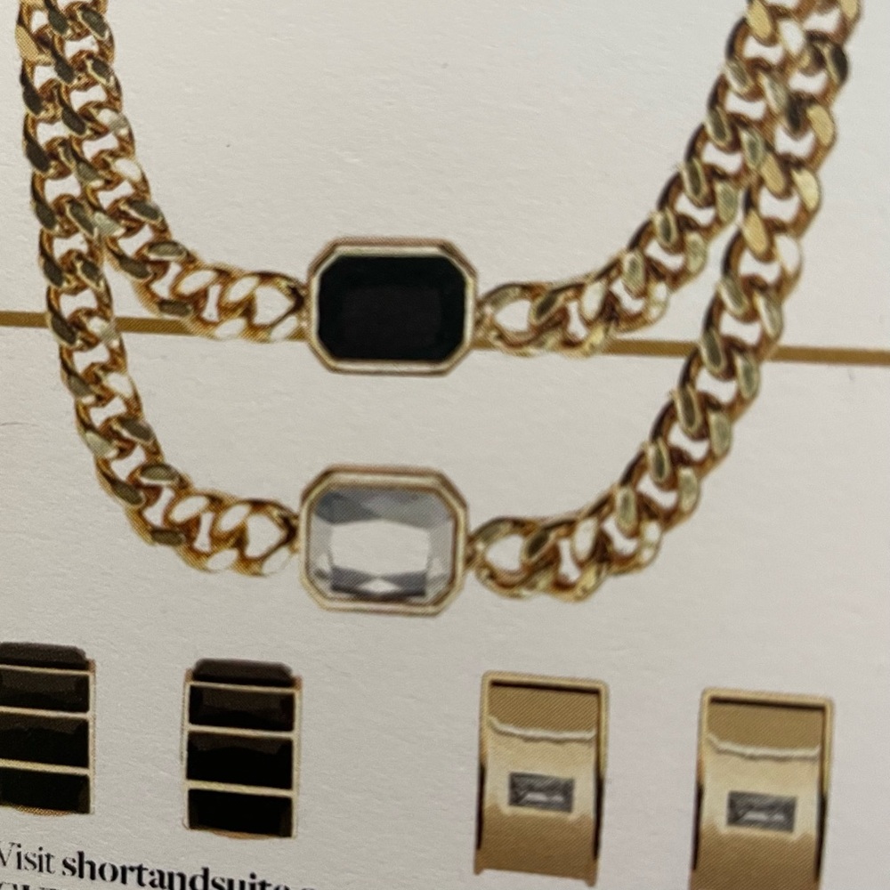 Short & Suite Chunky Gem Choker and Hoops Set